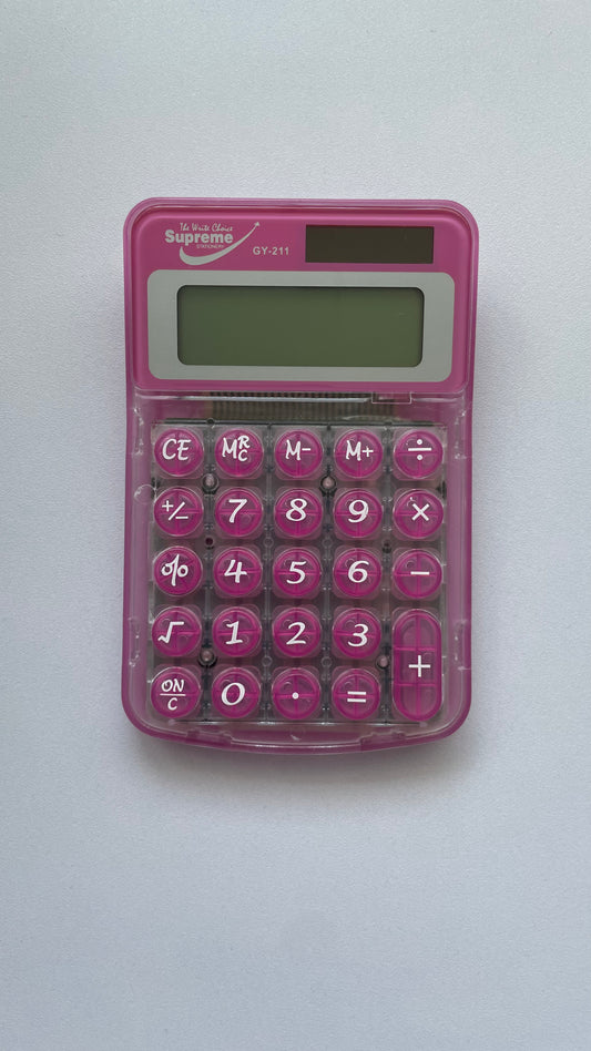Pink Digital Calculator