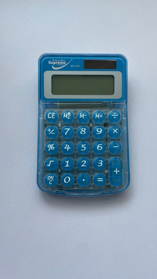 Blue Digital Calculator
