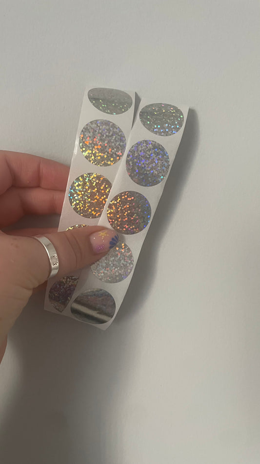 20 Replacement Holographic Scratch off Stickers