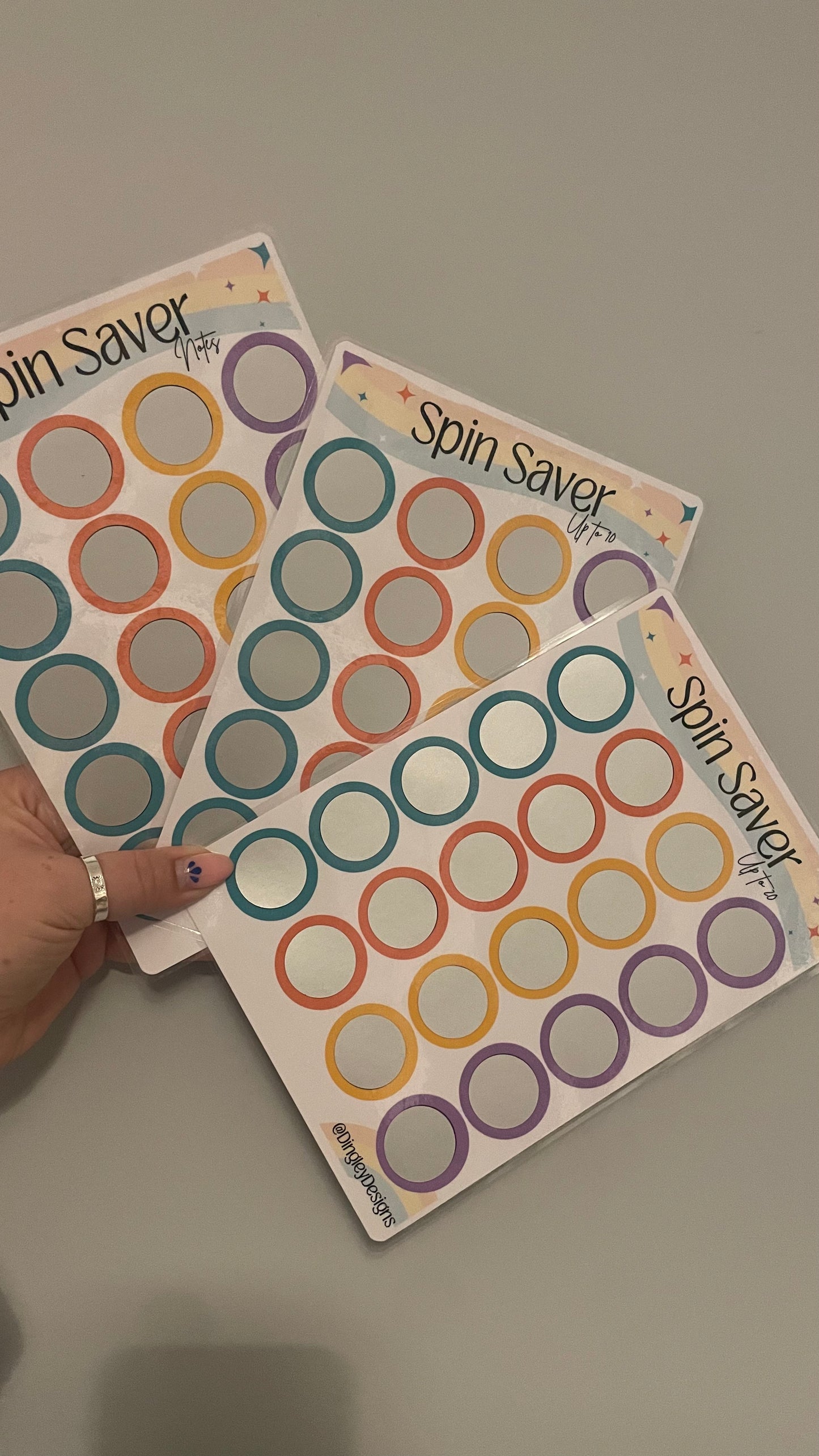 Spin Saver Replacement Game Boards
