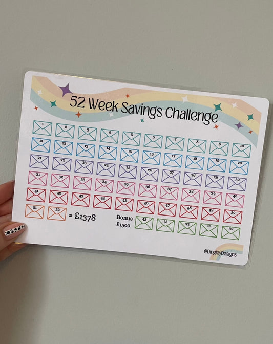 Laminated 52 Week Challenge