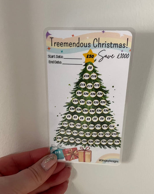 Treemendous Christmas Savings Tracker
