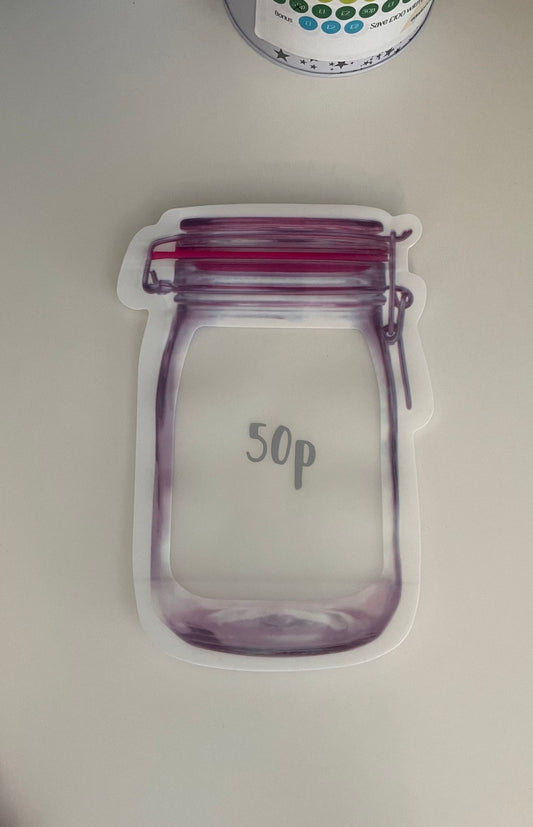 50p Savings Jars